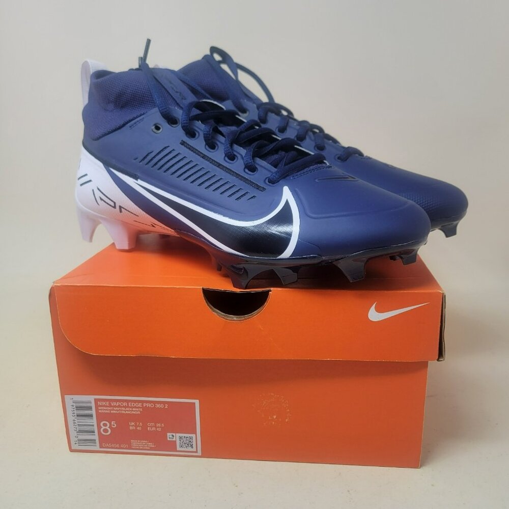 Nike Vapor Edge Pro 360 2 TB Football Cleats Royal Blue Men's Sz 8.5 DA5456-401
